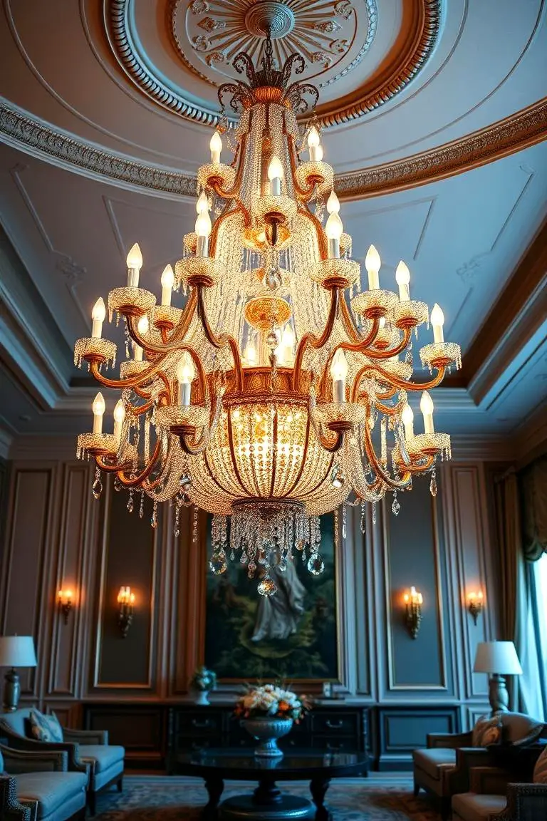 Luxurious Chandelier Statement