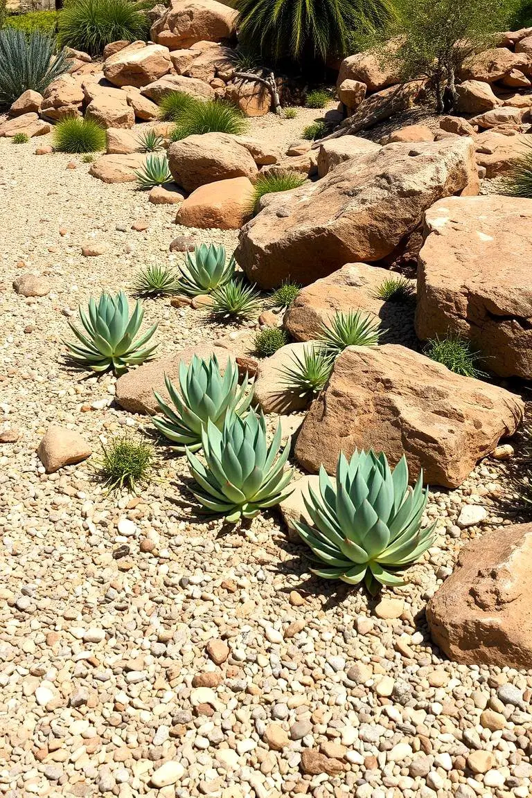 Drought-Resistant Rock Garden