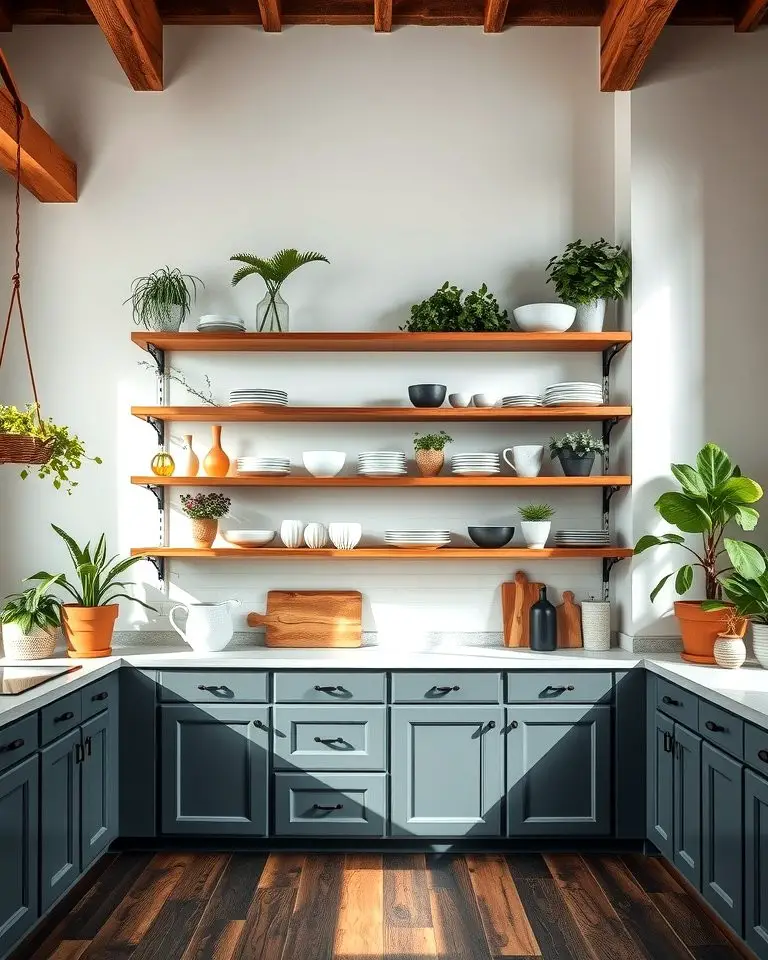 Open Shelving Backdrop