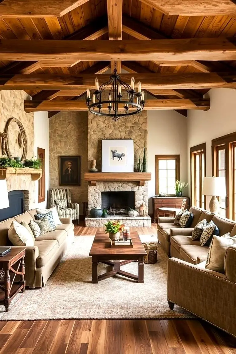 Rustic Charm Great Room
