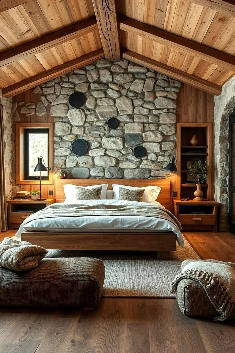 Natural Wood and Stone Fusion