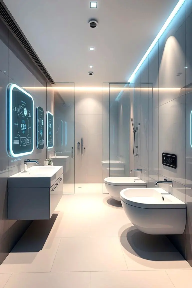 High-Tech Modern Bathroom