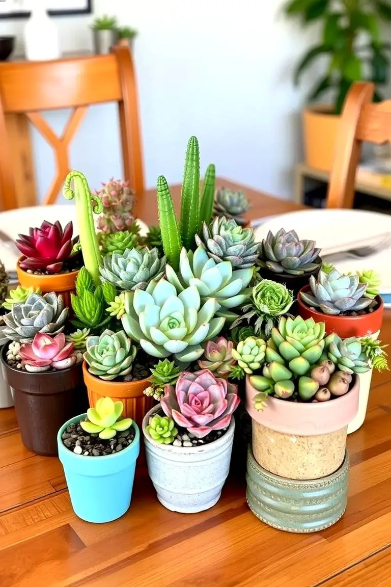 Whimsical Succulent Garden