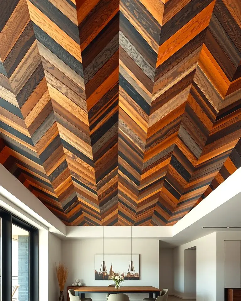 Chevron Wood Patterns for Visual Interest
