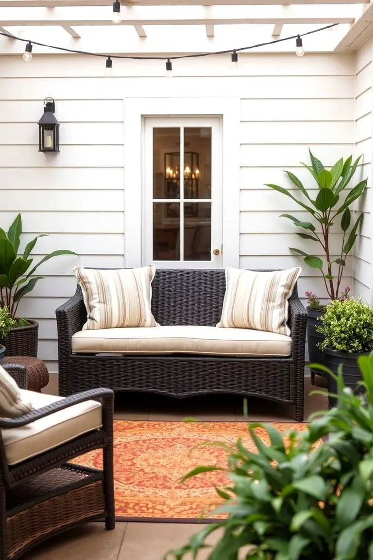 Cozy Outdoor Loveseat