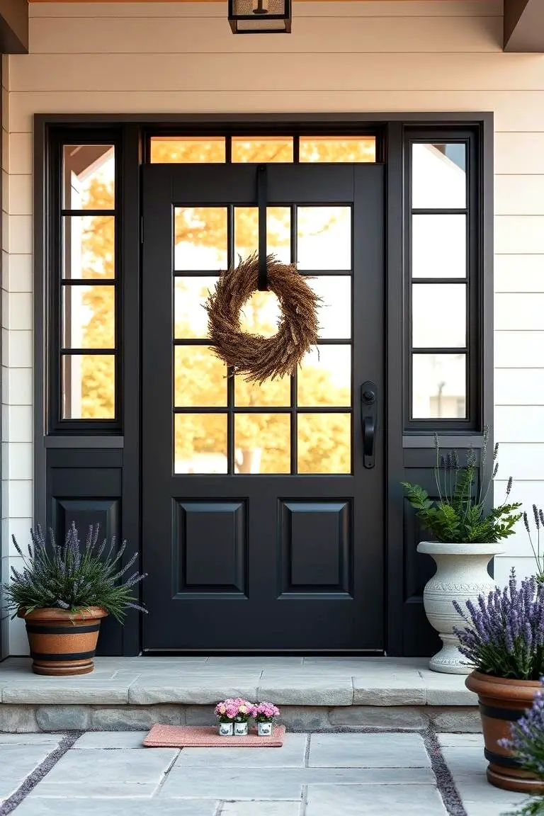 Modern Farmhouse Black Door