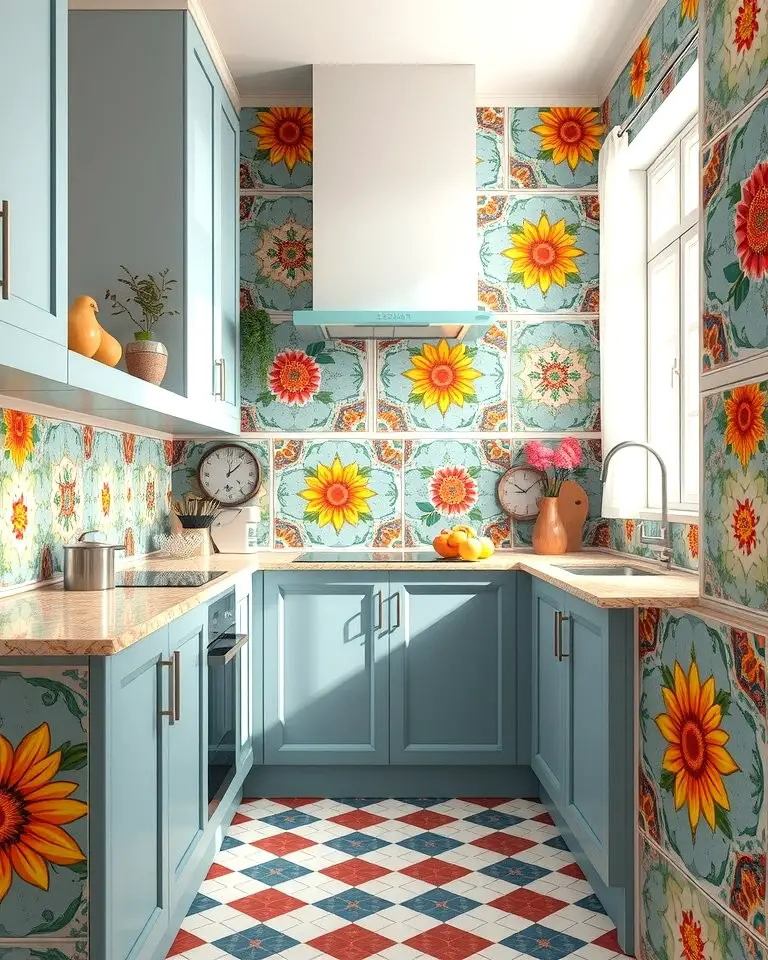 Bold Style with Patterned Tiles