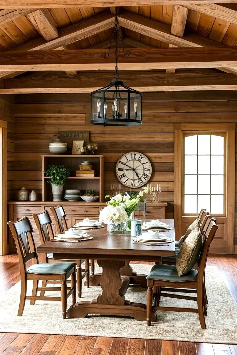 Rustic Farmhouse Dining Room