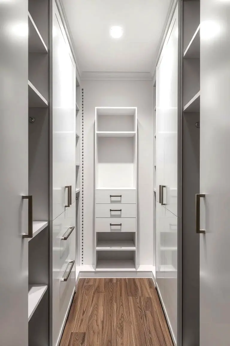 Designing a Slim Profile for Narrow Closets