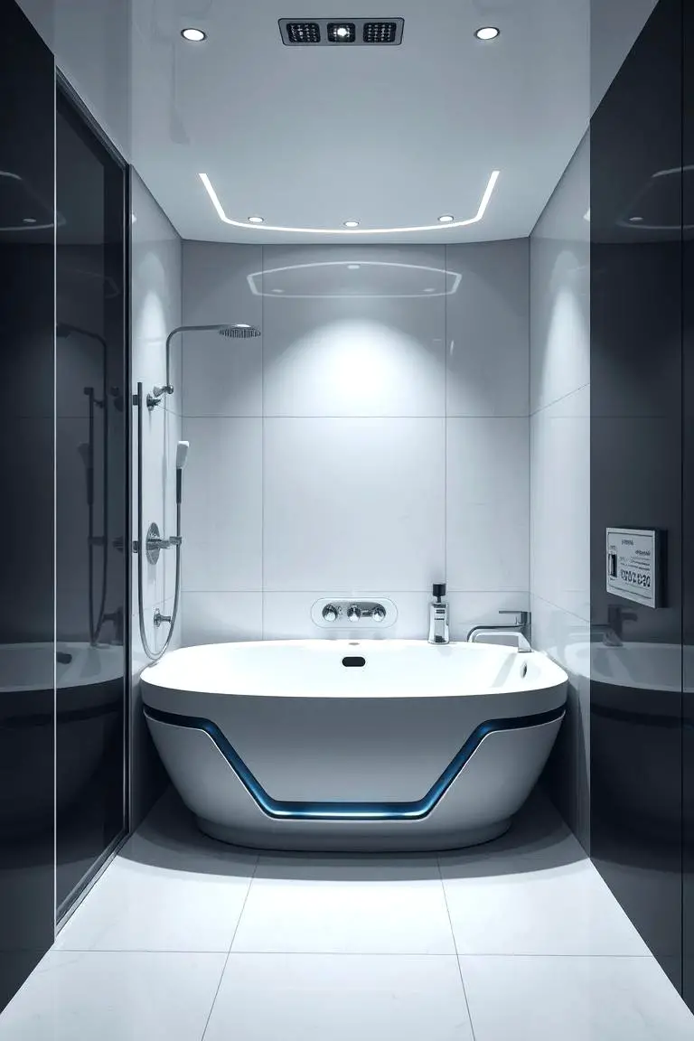 High-Tech Bath Space