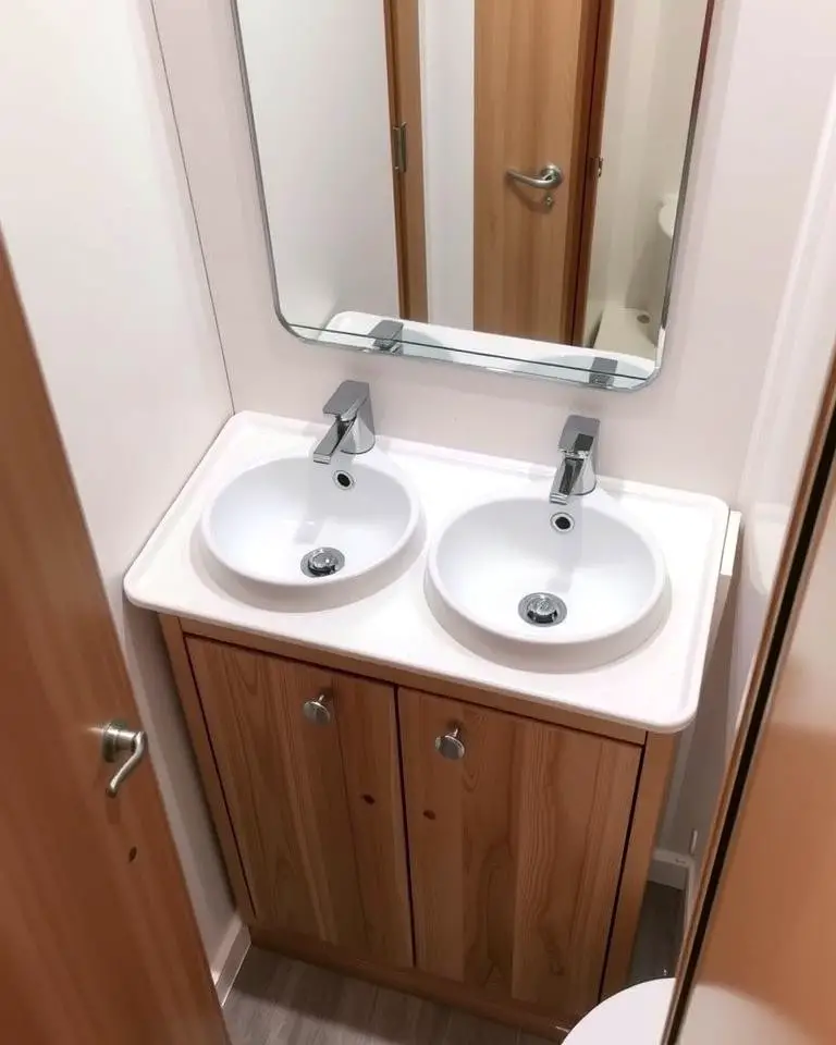 Small Double Sinks for Shared Spaces