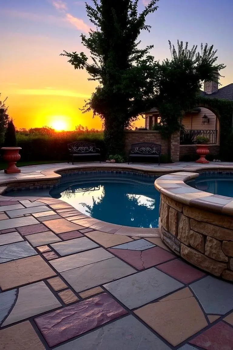 Rustic Paver Border