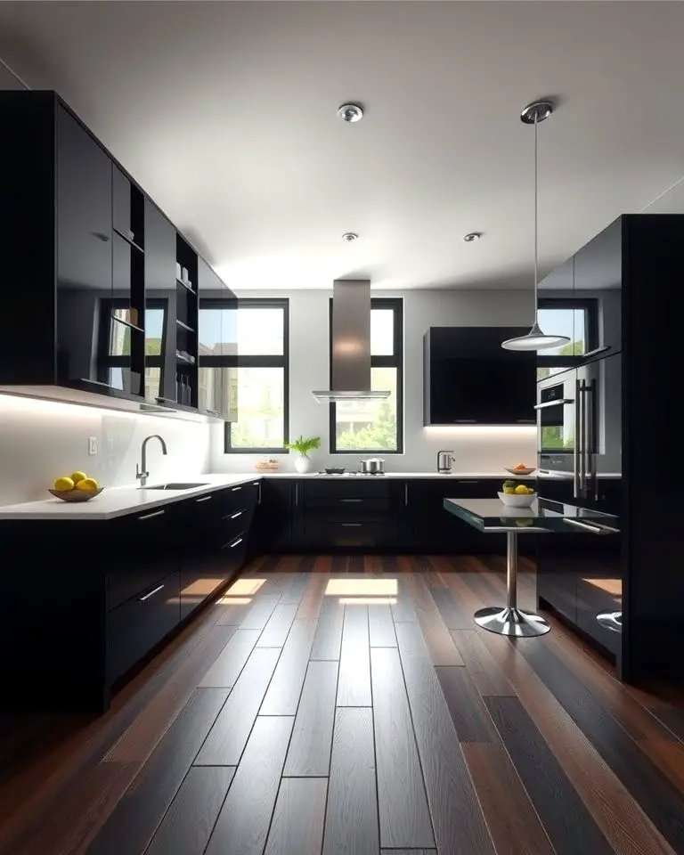 Bold Monochromatic Kitchens