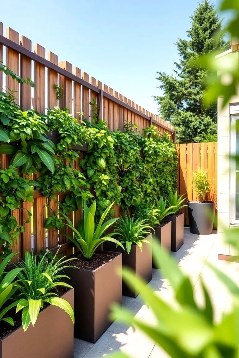 Eco-Friendly Living Fence