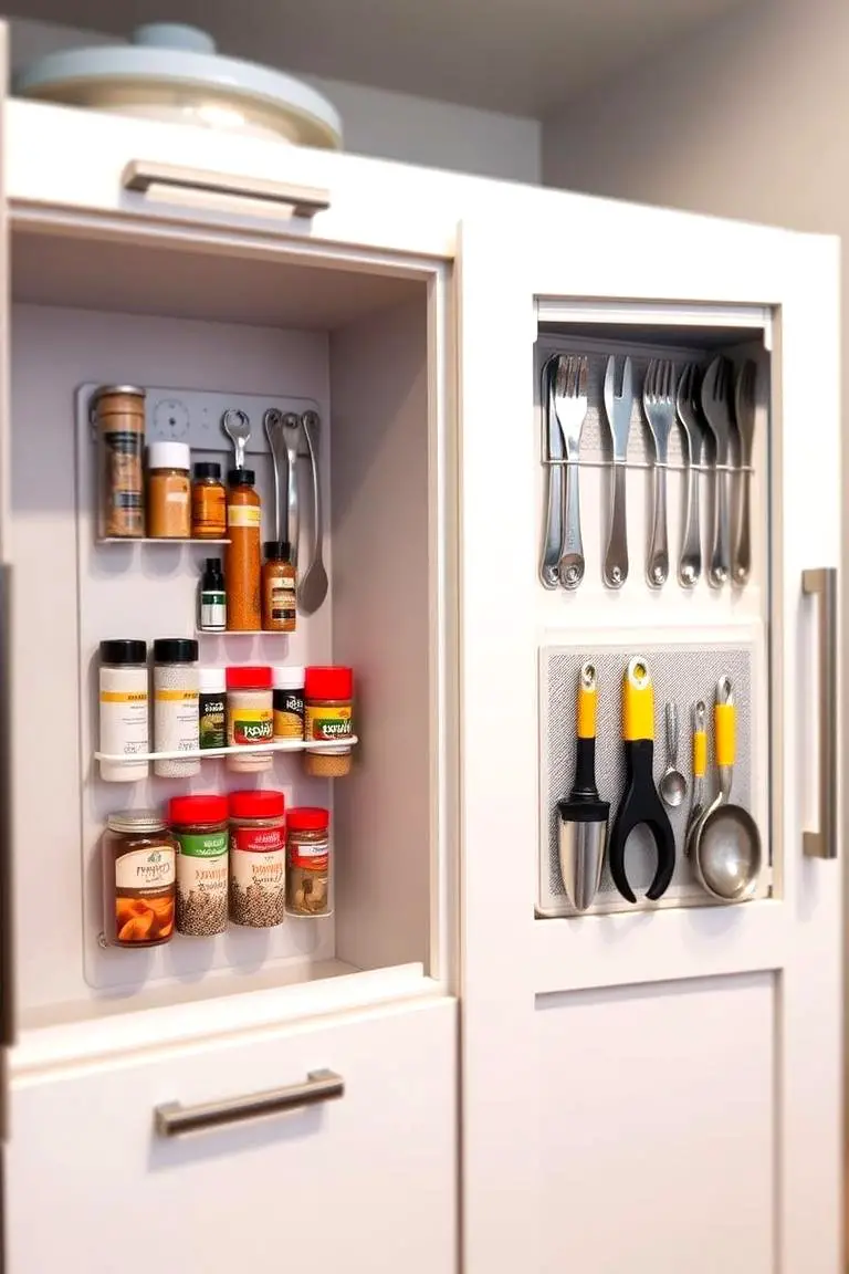 Magnetic Organizer Cabinet Doors