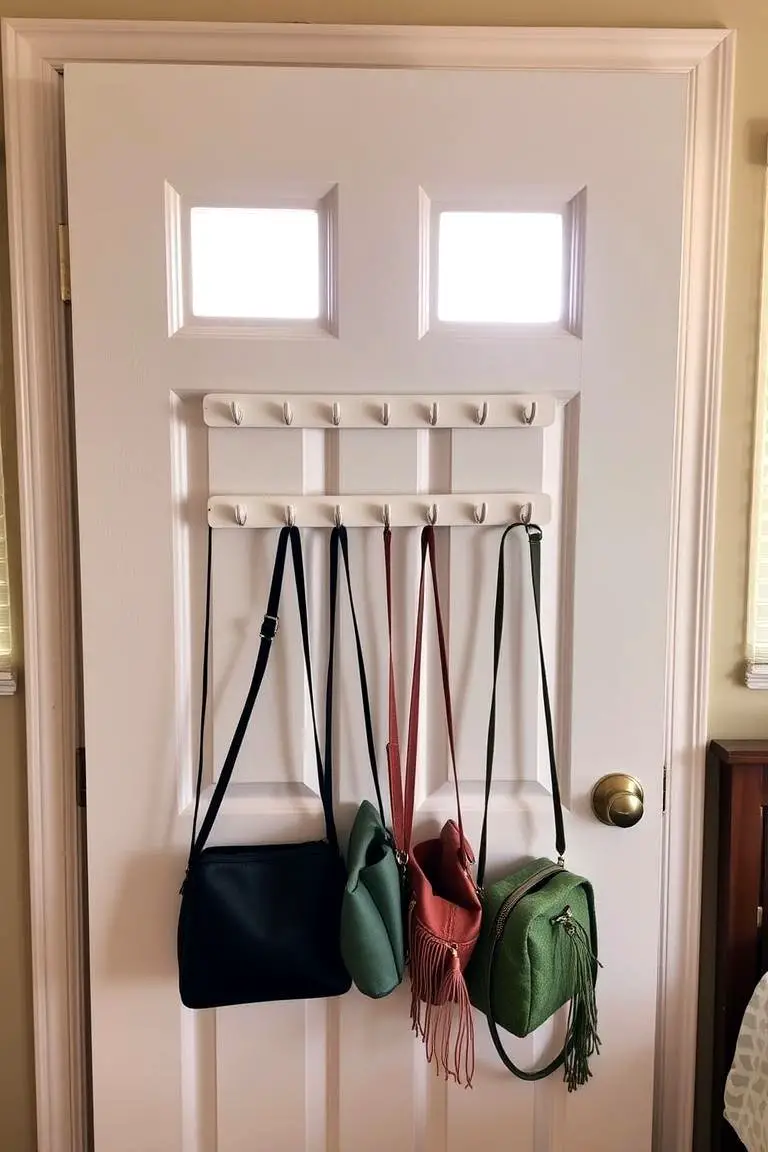 Over-the-Door Purse Rack