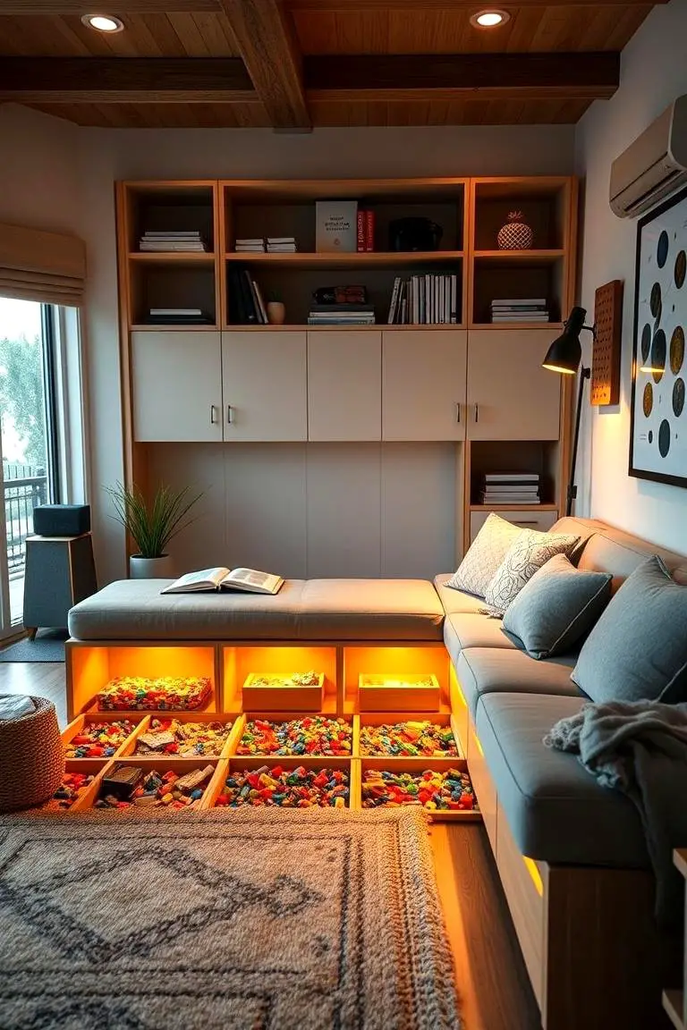 Convertible Storage Benches