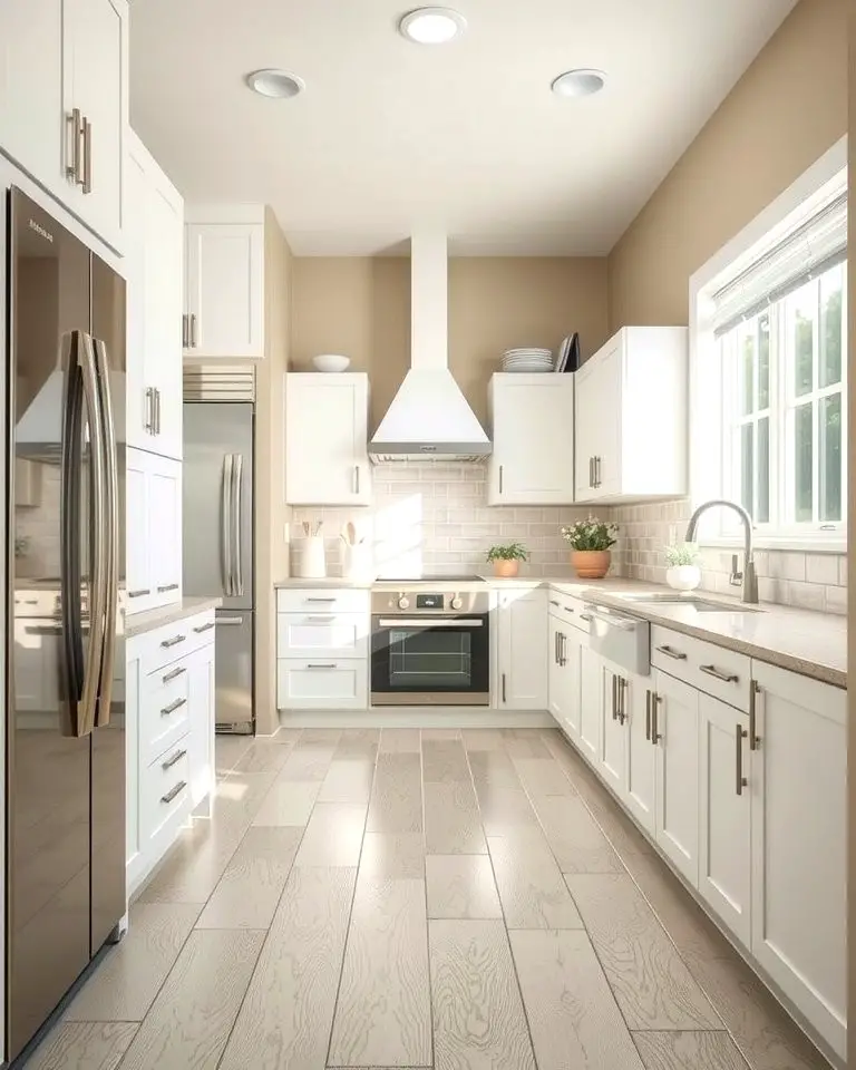 White Laminate Flooring