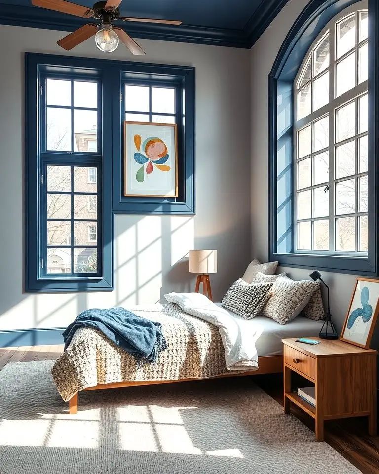 Contrasting Colored Trim