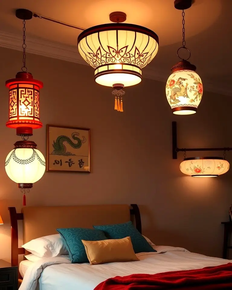 Chinoiserie-Inspired Lighting Fixtures