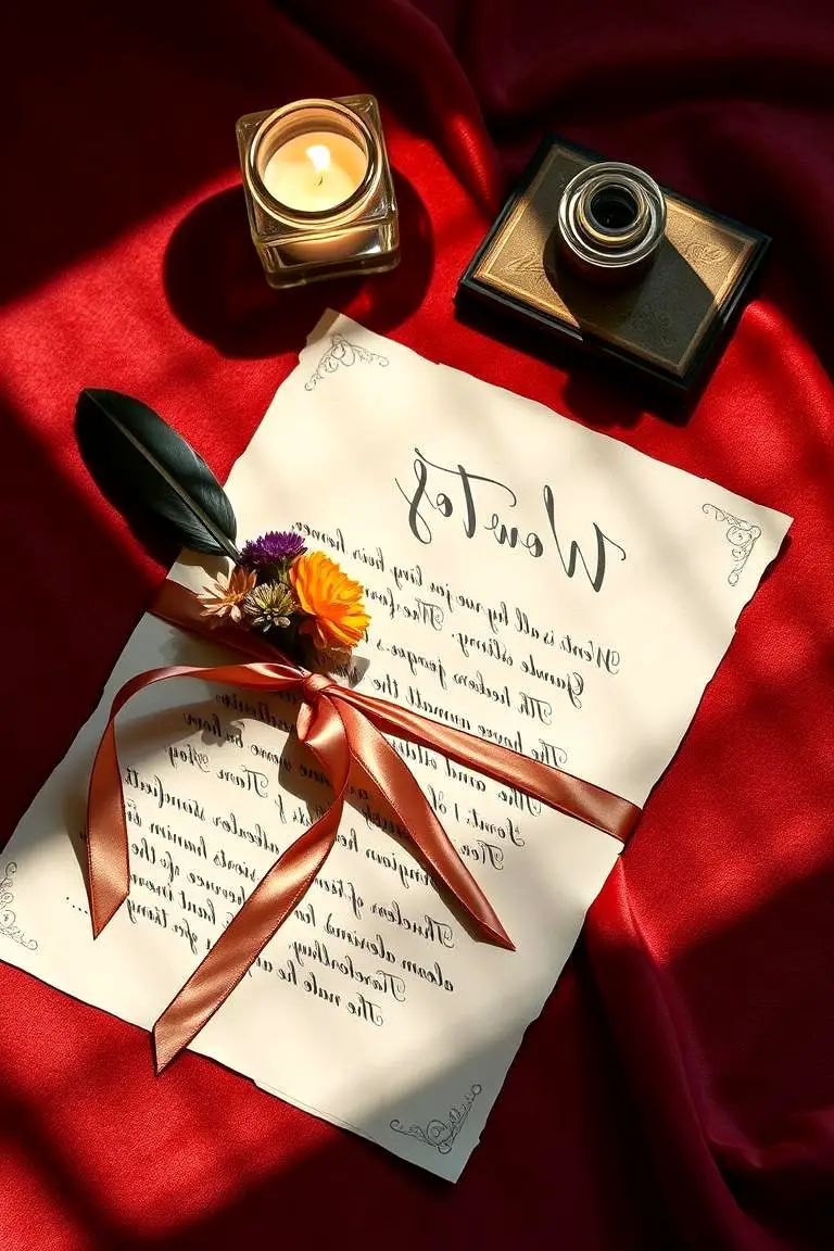 Handwritten Vows & Letters