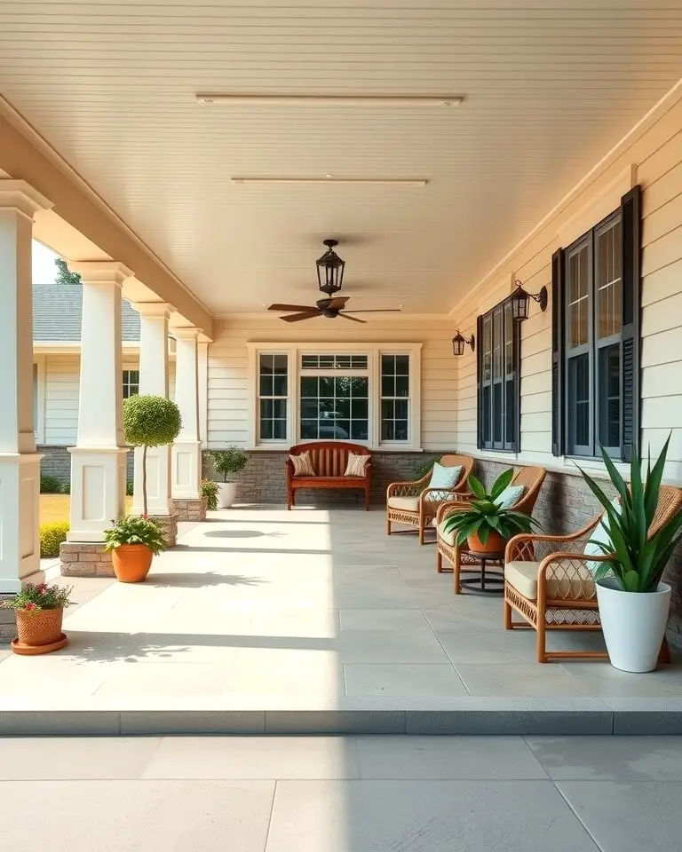 Wide Front Porch