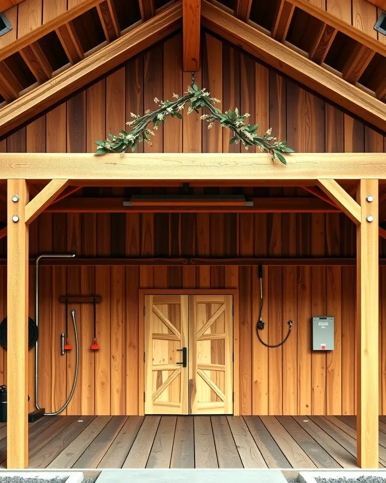 Rustic Wooden Garage