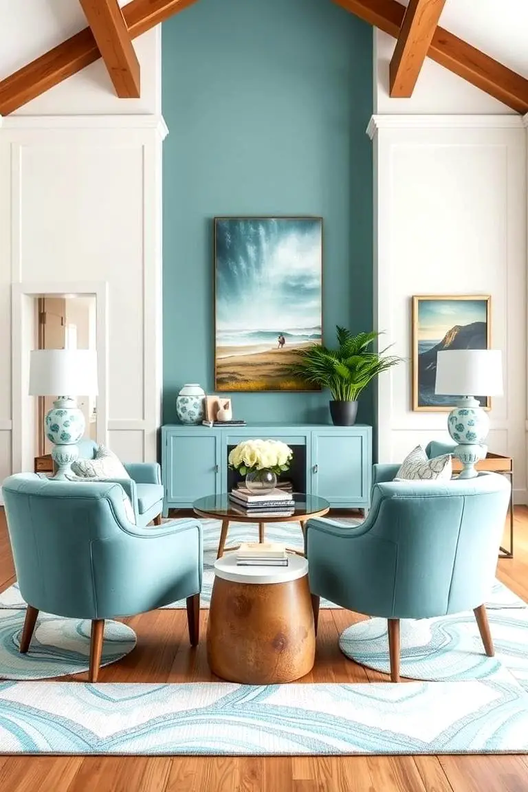 Seafoam Accents and Artistry
