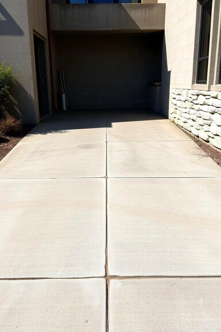 Industrial Concrete Driveway