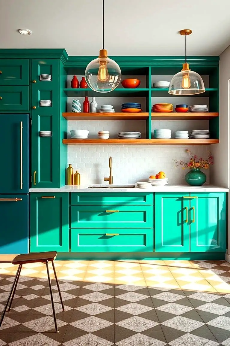 Bold Cabinet Colors