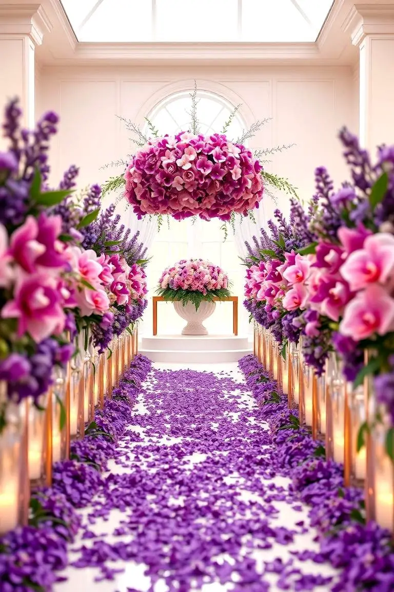 Purple Floral Arrangements