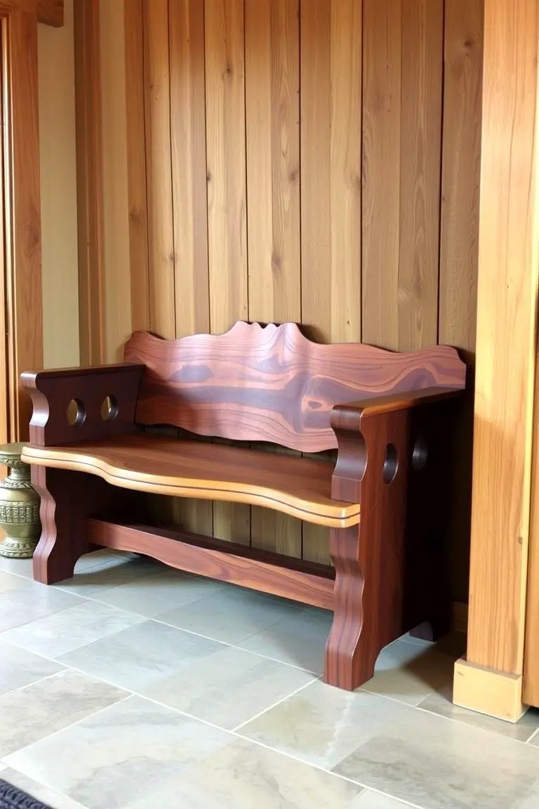 Artisan Handcrafted Bench