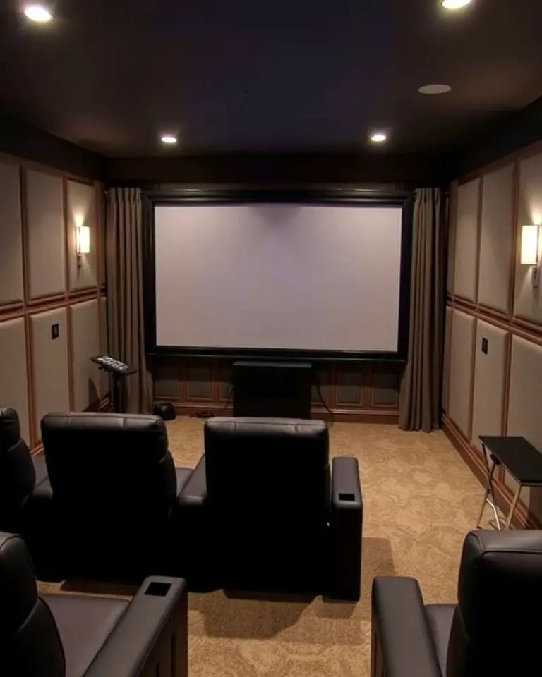 Soundproofing for Undisturbed Viewing