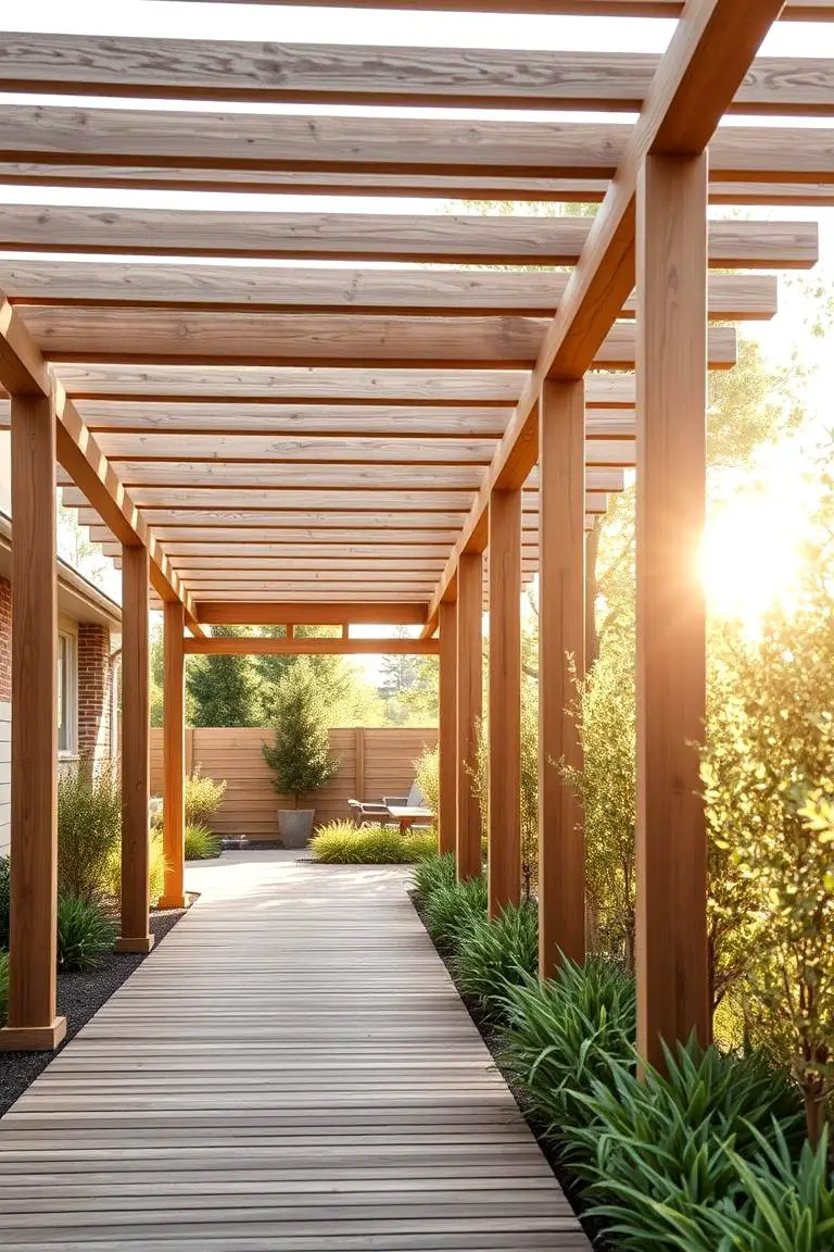Enchanting Pergola Walkway