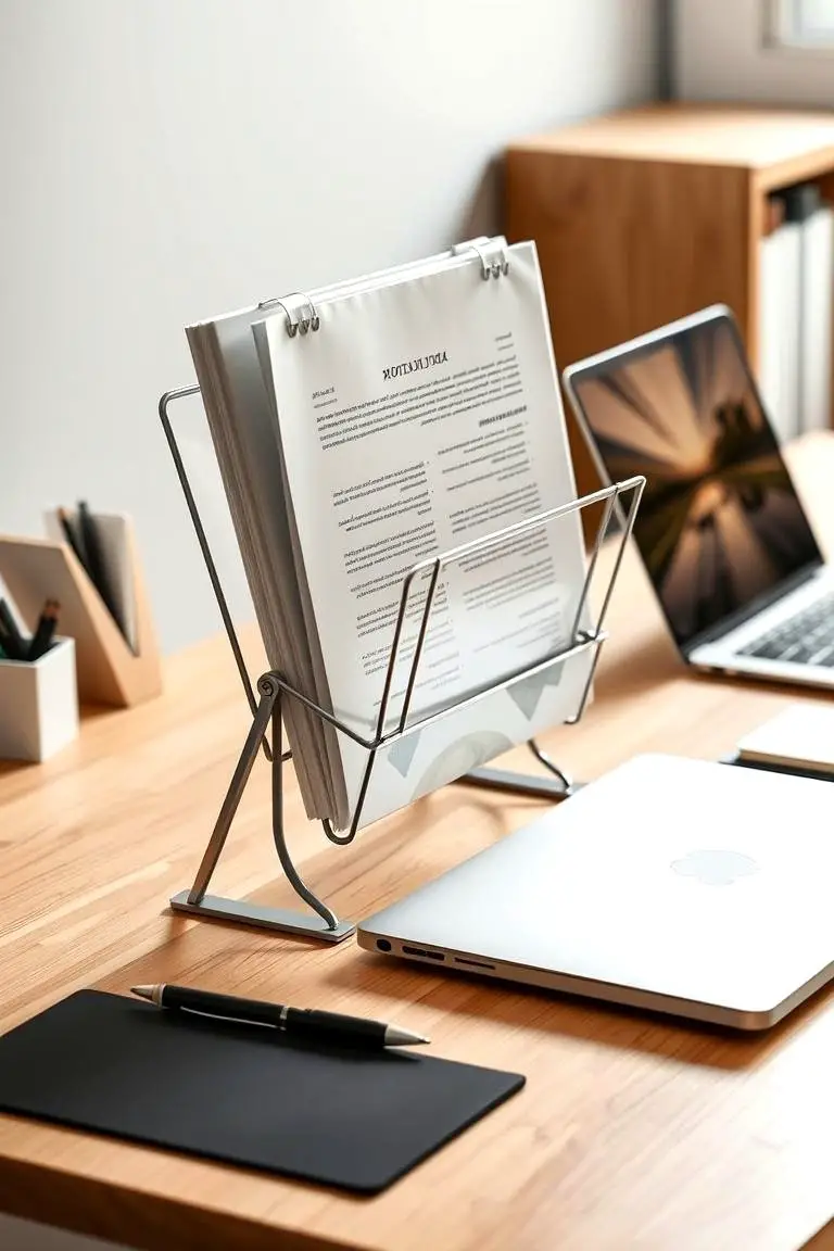 Document Holders with Adjustable Angles