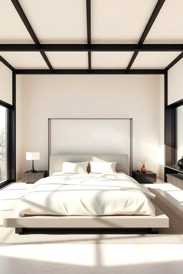 Modern Minimalism in Cream and Black