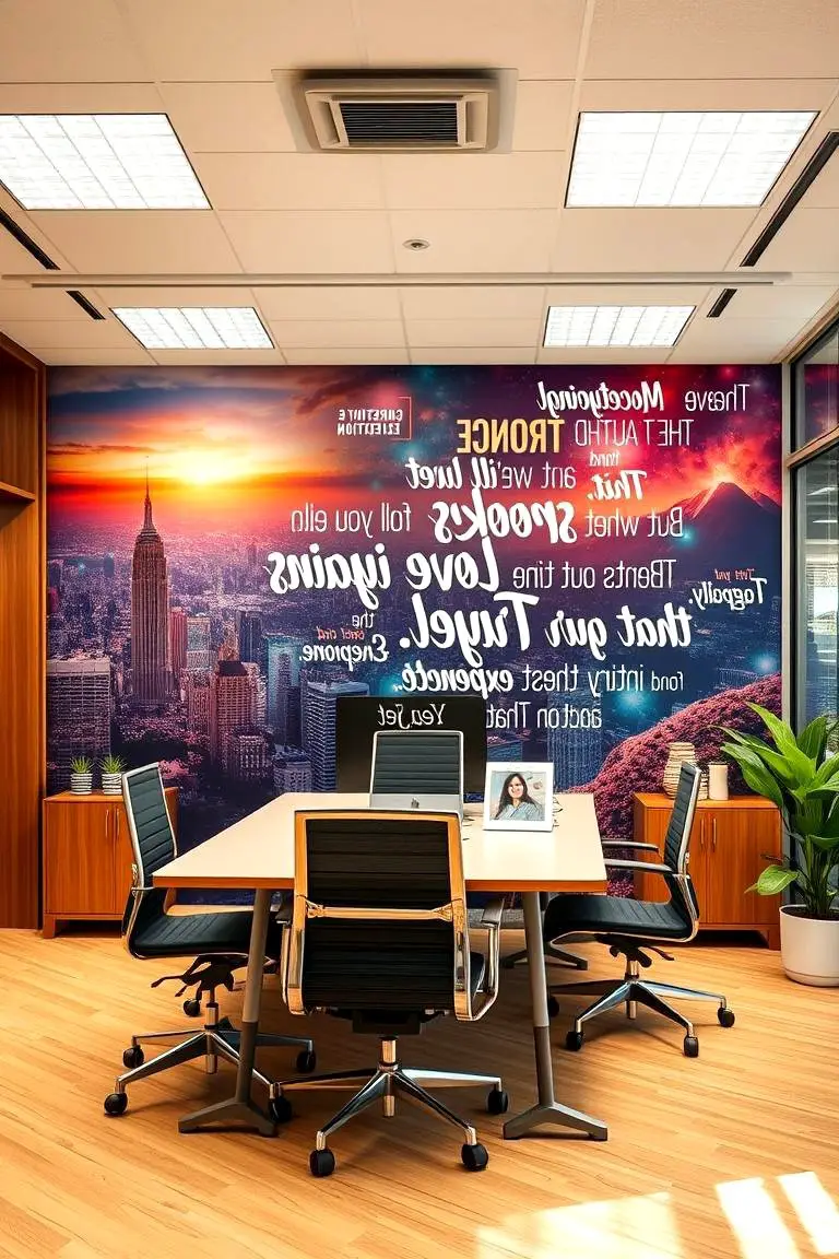 Office Inspirational Mural