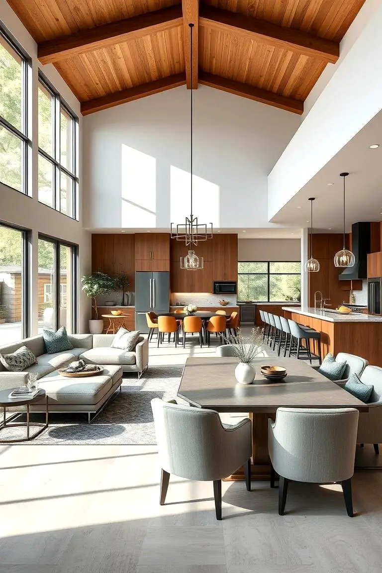 Open Plan Dining and Living