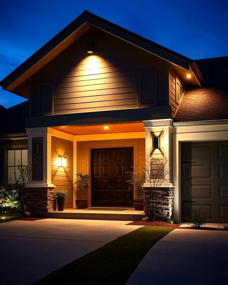 Motion-Activated Soffit Lighting for Security