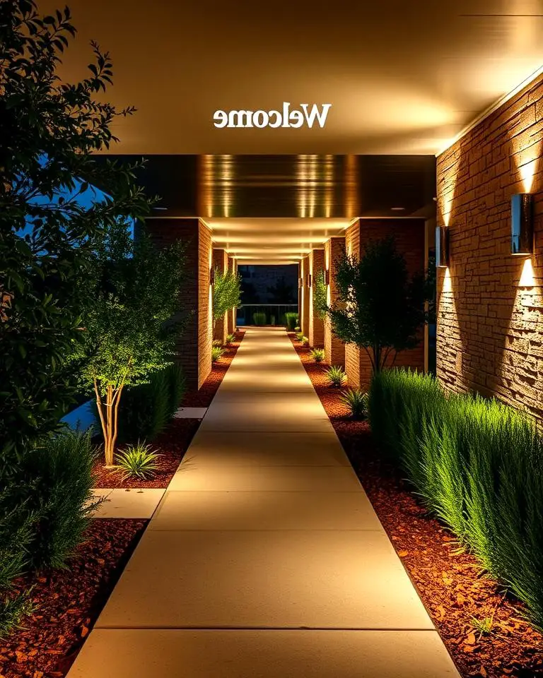 Pathway Lighting with Soffit Integration