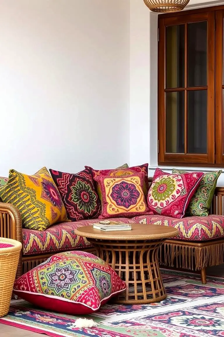 Exotic Patterned Pillows