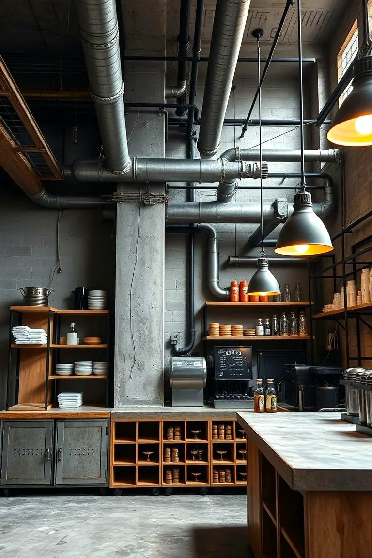Industrial Chic Coffee Station