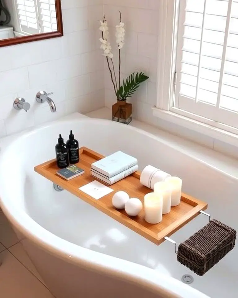 Incorporate a Bath Caddy