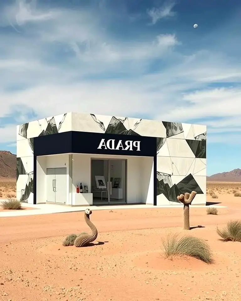 The Marfa Prada Mural, Marfa