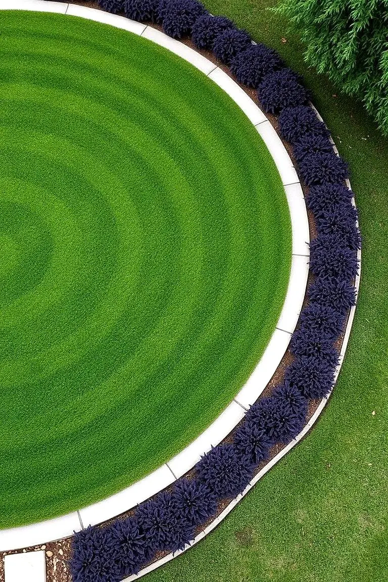 Curved Modern Edging