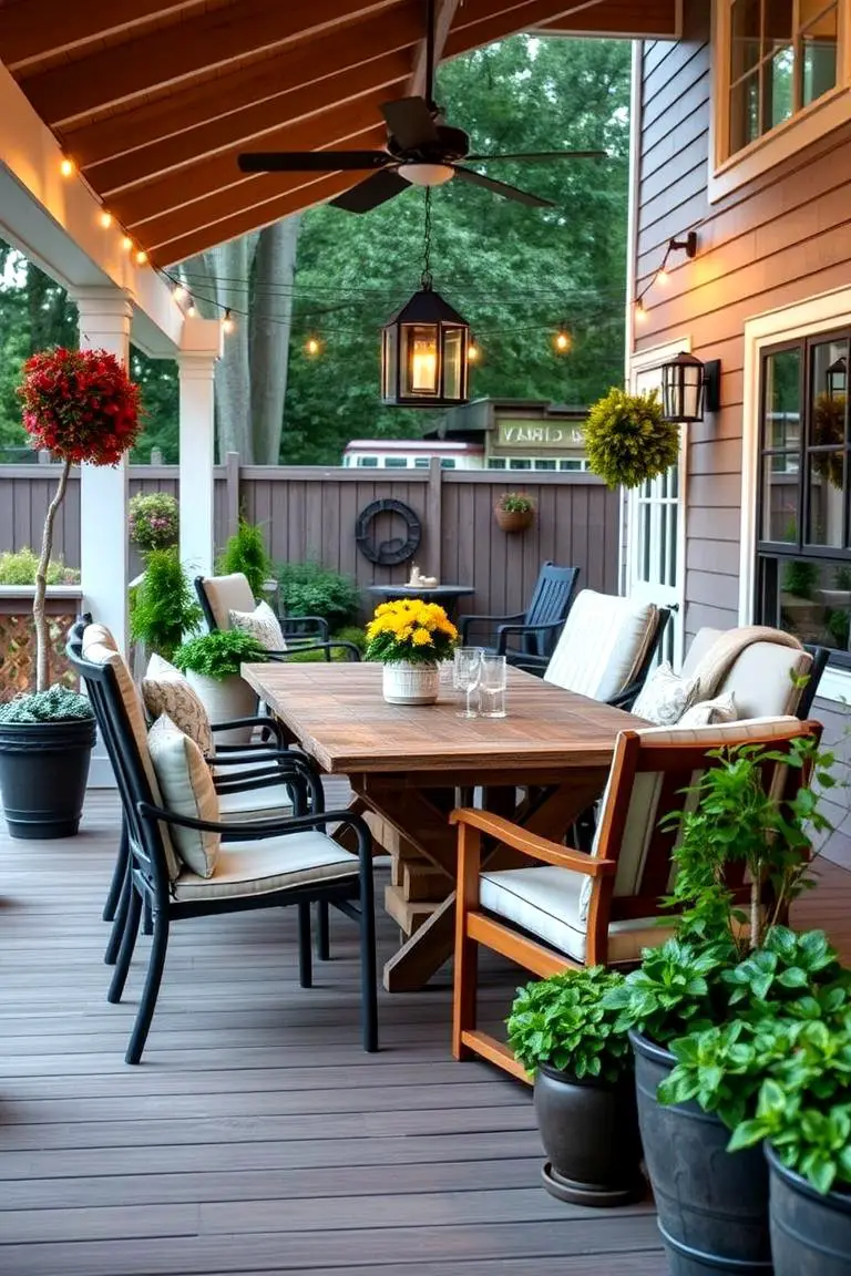 Garden Dining Area