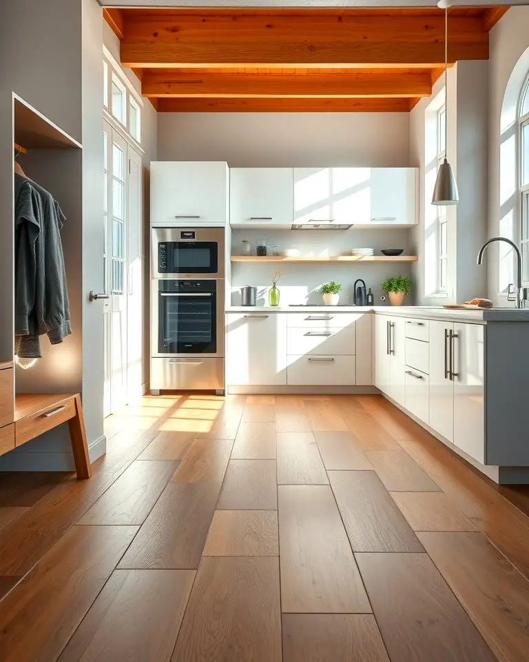 Modern Versatility with Vinyl Plank Floors