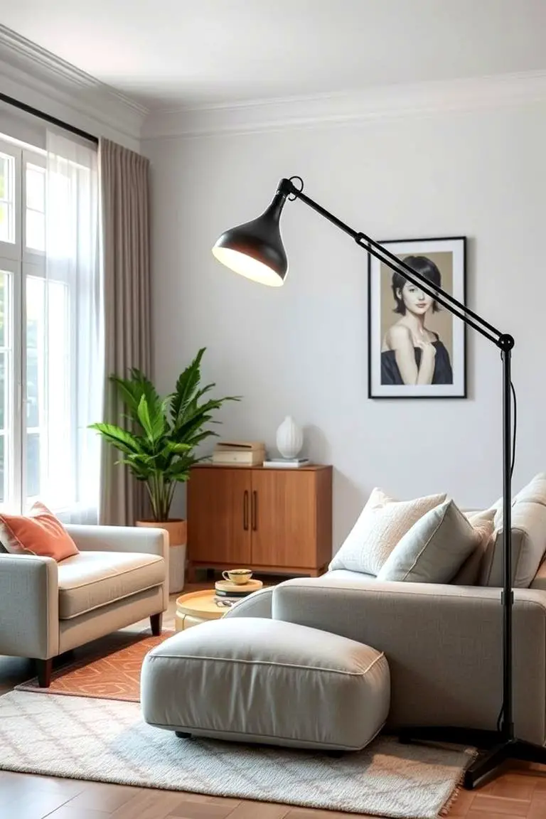 Adjustable Reading Floor Lamp