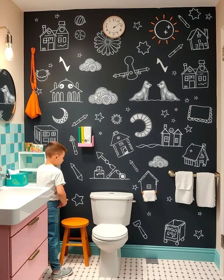 Chalkboard Walls for Creative Expression