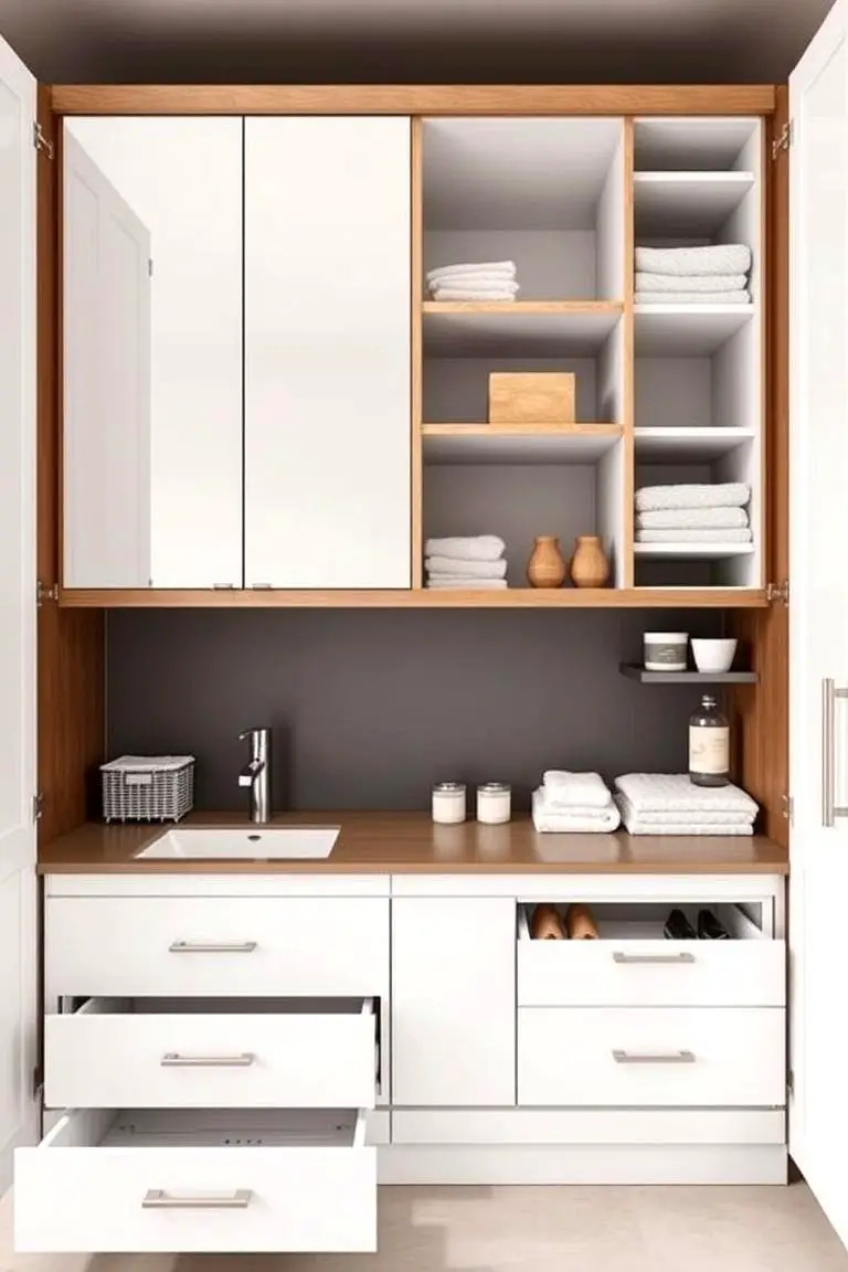 Multi-Functional Vanity Cabinet
